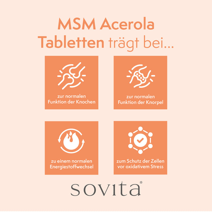 sovita MSM Acerola Tabletten