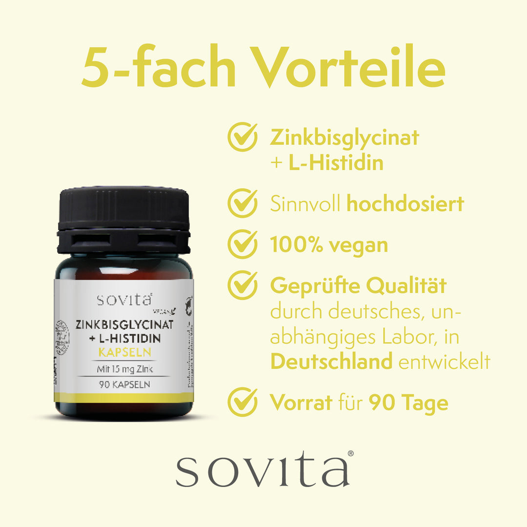 sovita Zinkbisglycinat + L-Histidin
