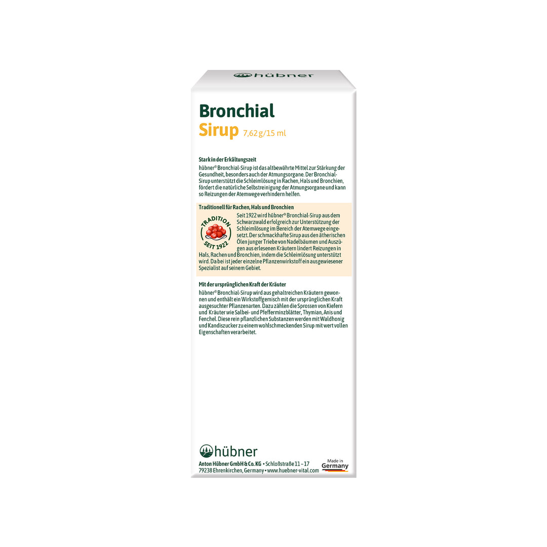 Hübner Bronchial Sirup 500 ml