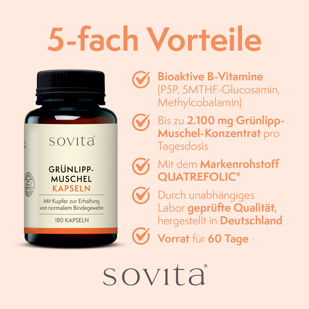 sovita Grünlippmuschel Kapseln