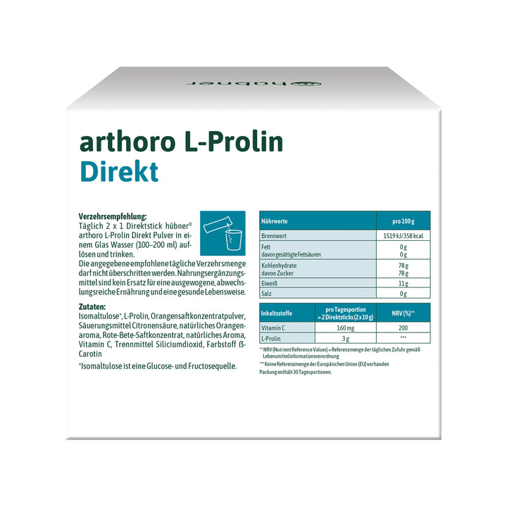 Hübner arthoro L-Prolin Direkt (60 Stk.)
