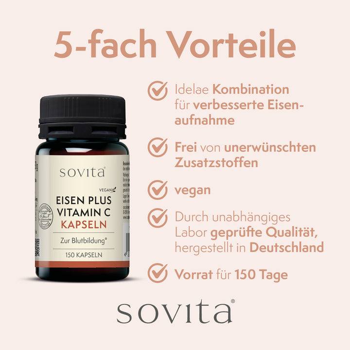 sovita Eisen Plus Vitamin C Kapseln