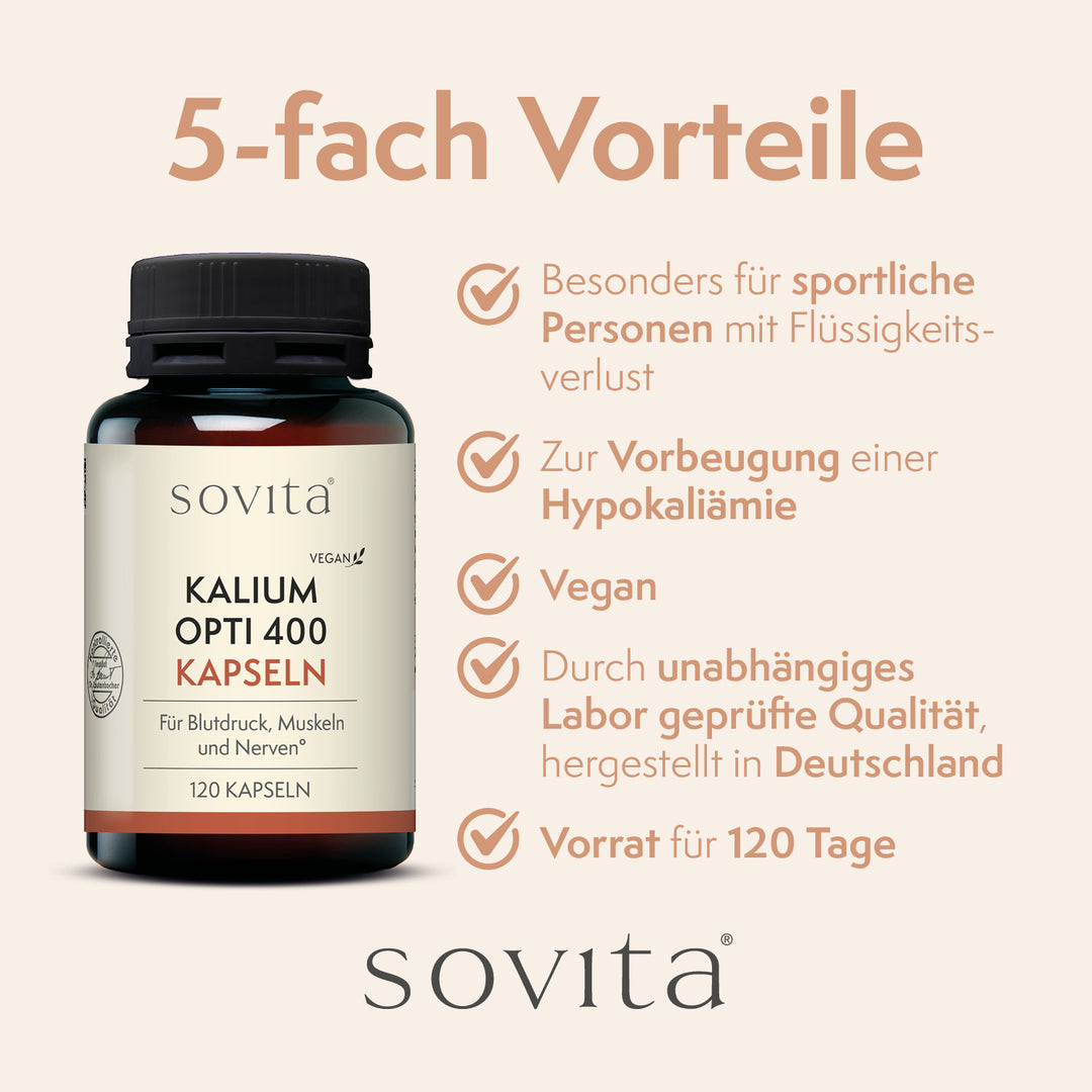 sovita Kalium Opti 400 Kapseln