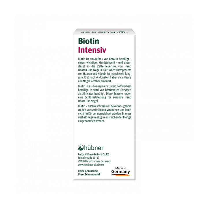 Hübner Biotin Intensiv