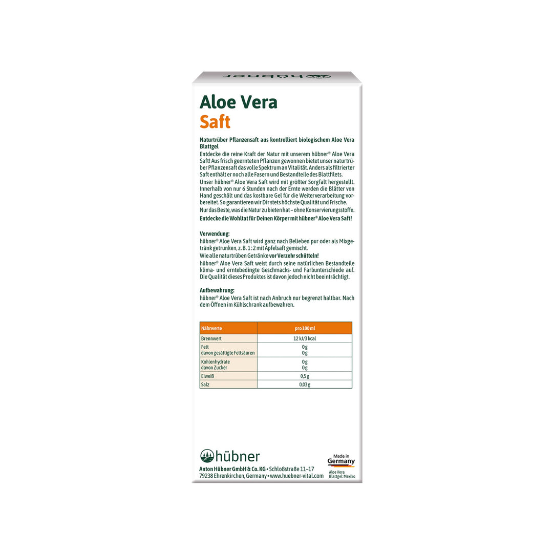 hübner Aloe Vera Saft Sparpaket