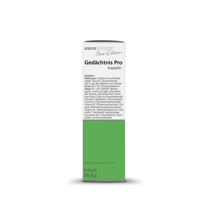 Gedächtnis Pro Kapseln