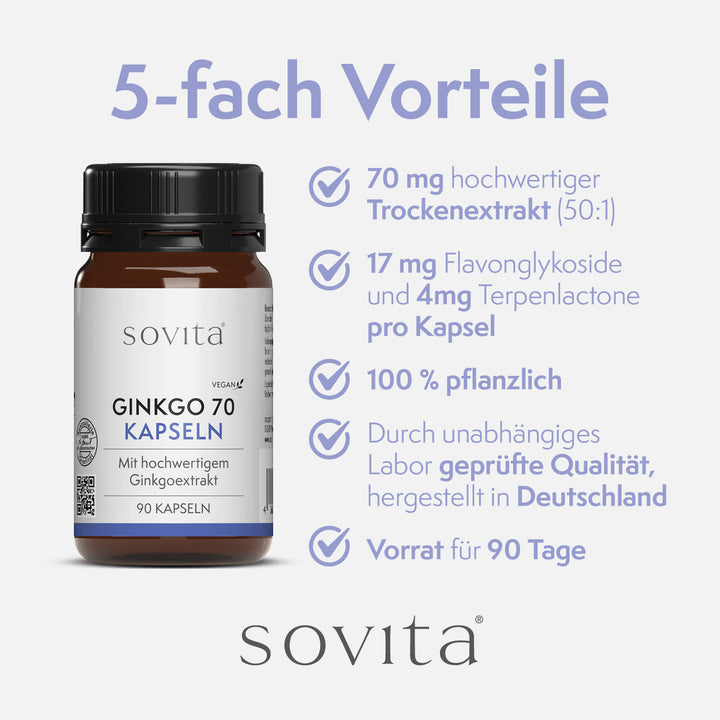 sovita Ginkgo 70 Kapseln