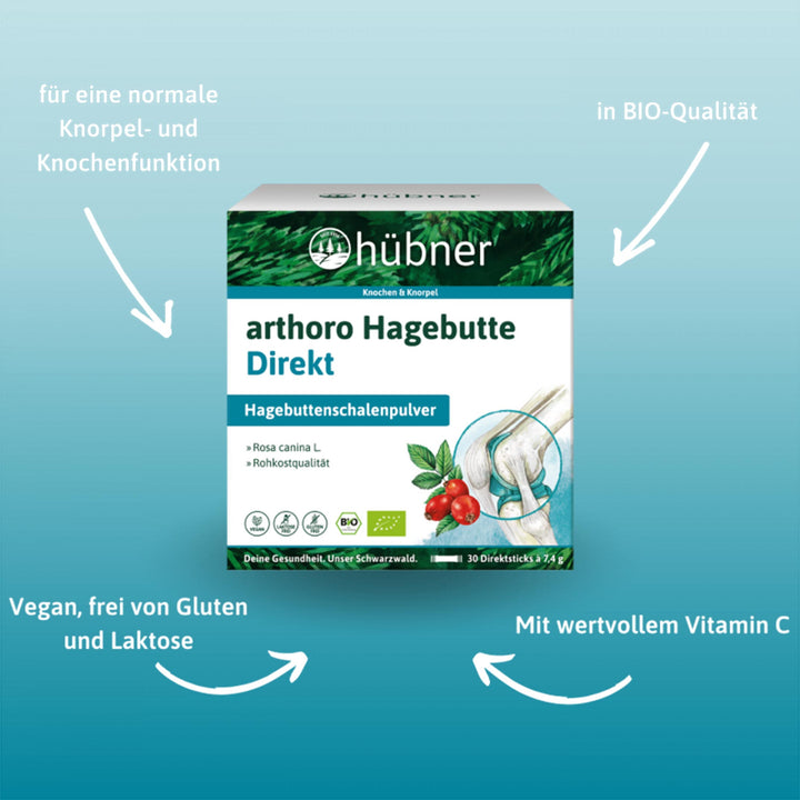 Hübner arthoro Hagebutte Direkt (30 Stk.)