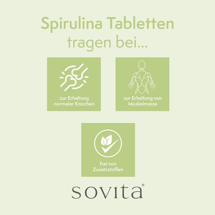 sovita BIO Spirulina 500mg Tabletten