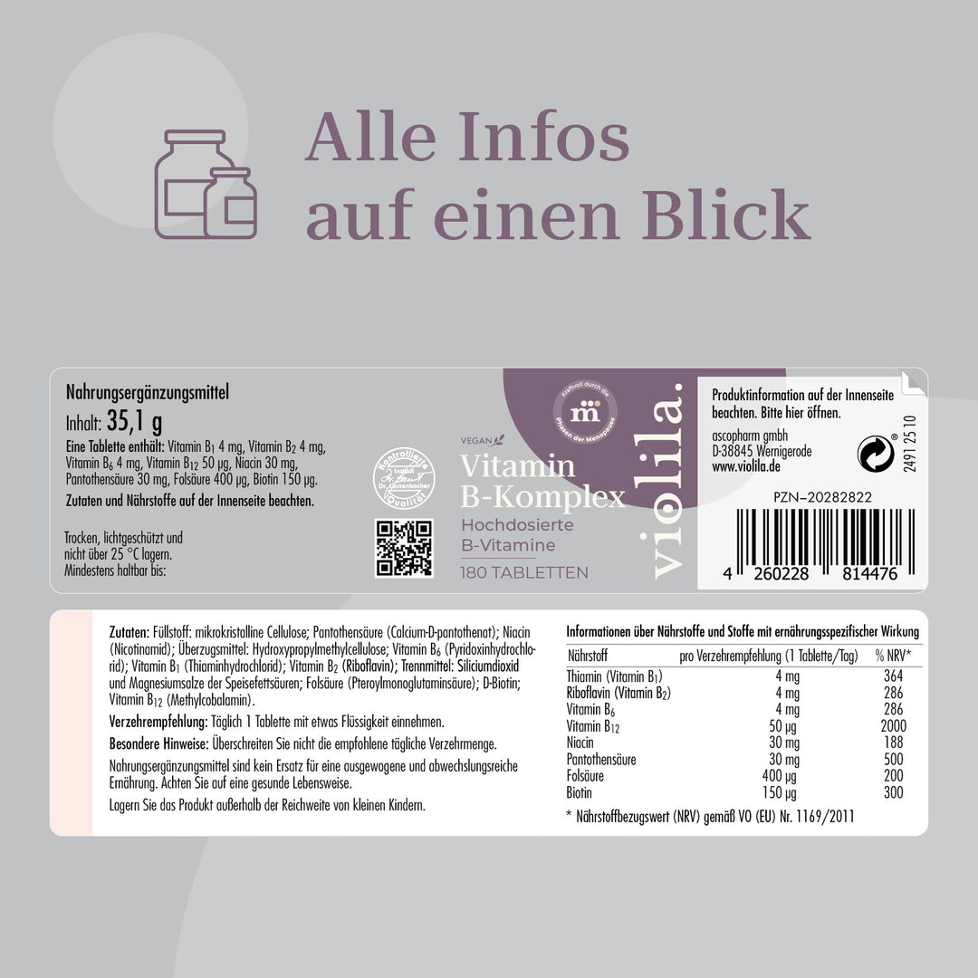 violila Vitamin B-Komplex Tabletten