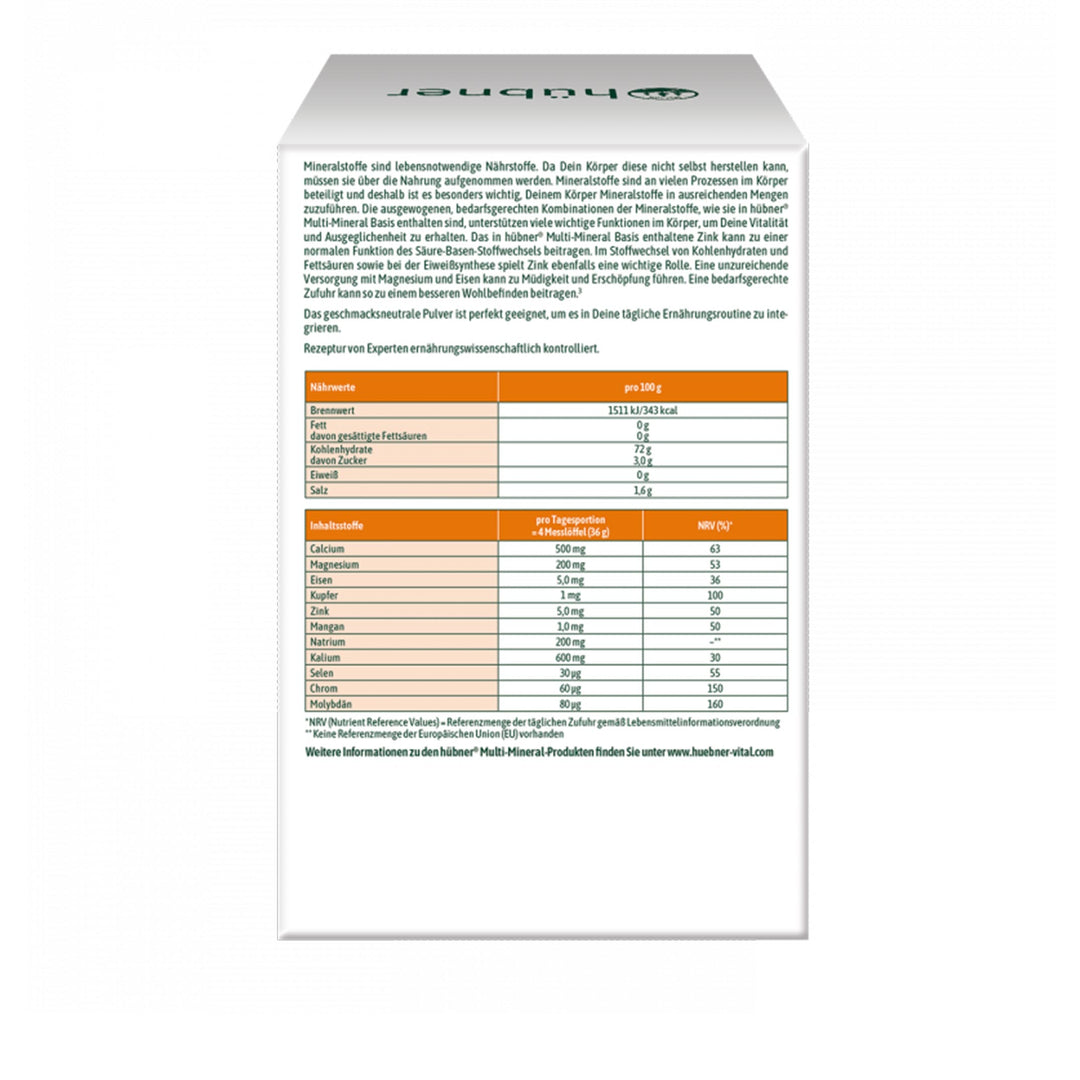 Hübner Multi-Mineral Basis (800 g)