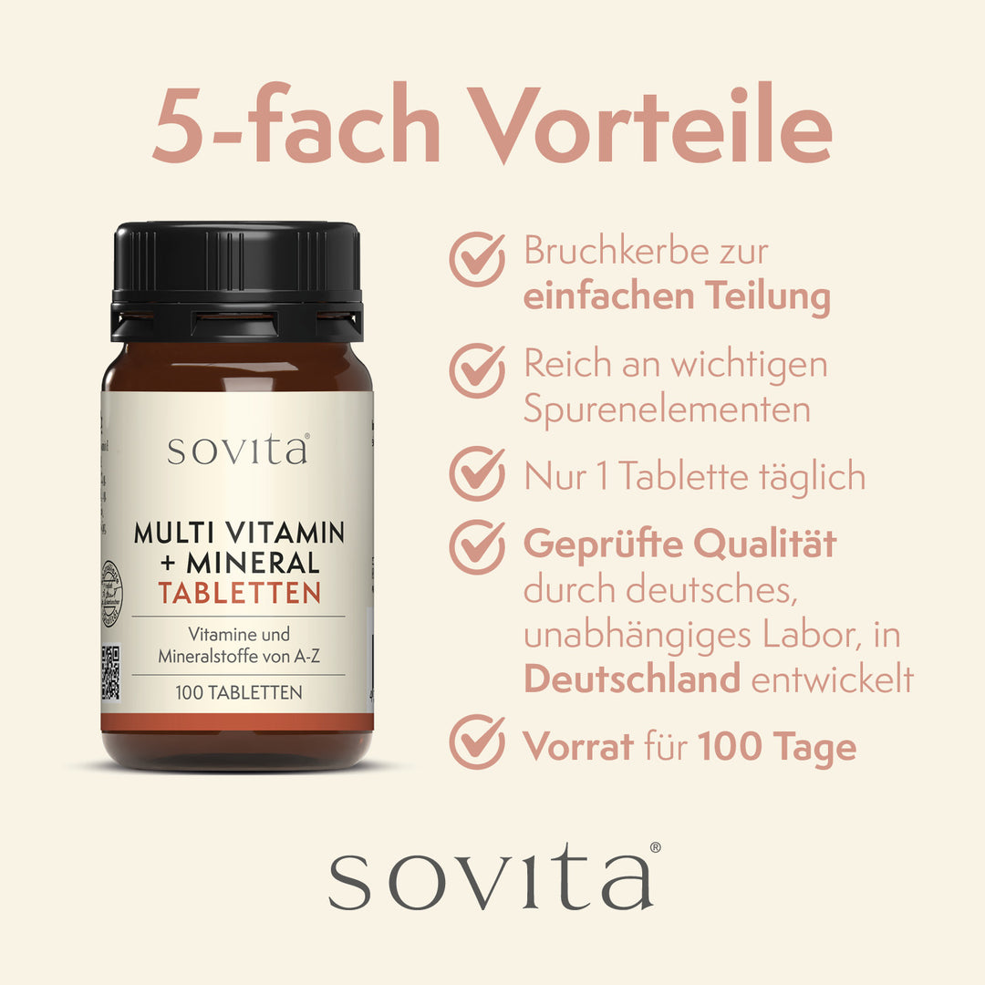 sovita Multi Vitamin + Mineral Tabletten