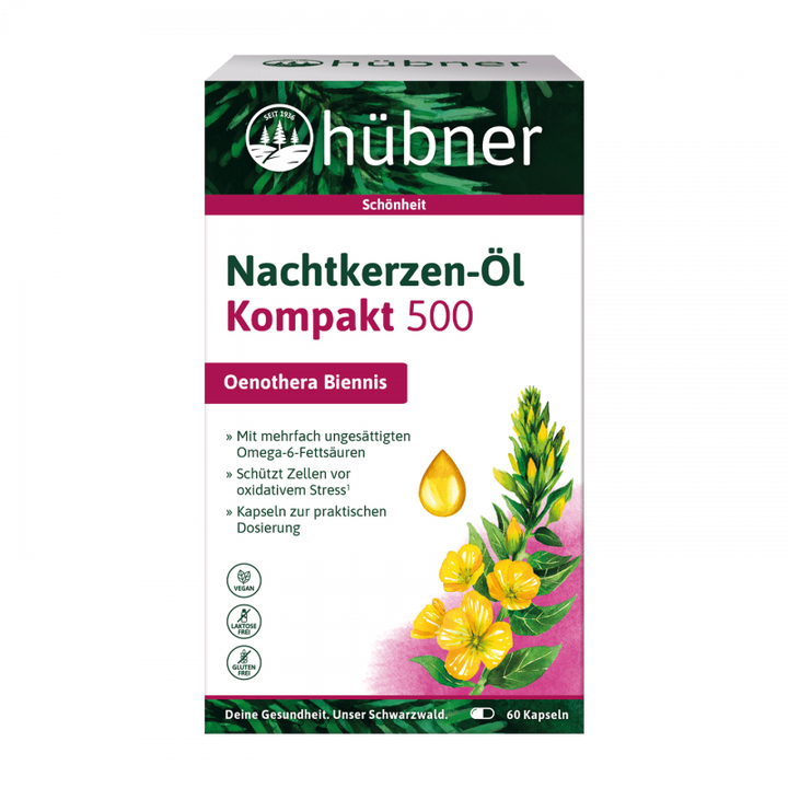 Hübner Nachtkerzen Öl Kompakt 500 mg