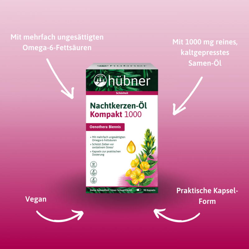 Hübner Nachtkerzen Öl Kompakt 1000 mg