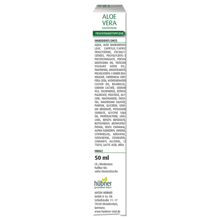hübner Aloe Vera - Nachtcreme