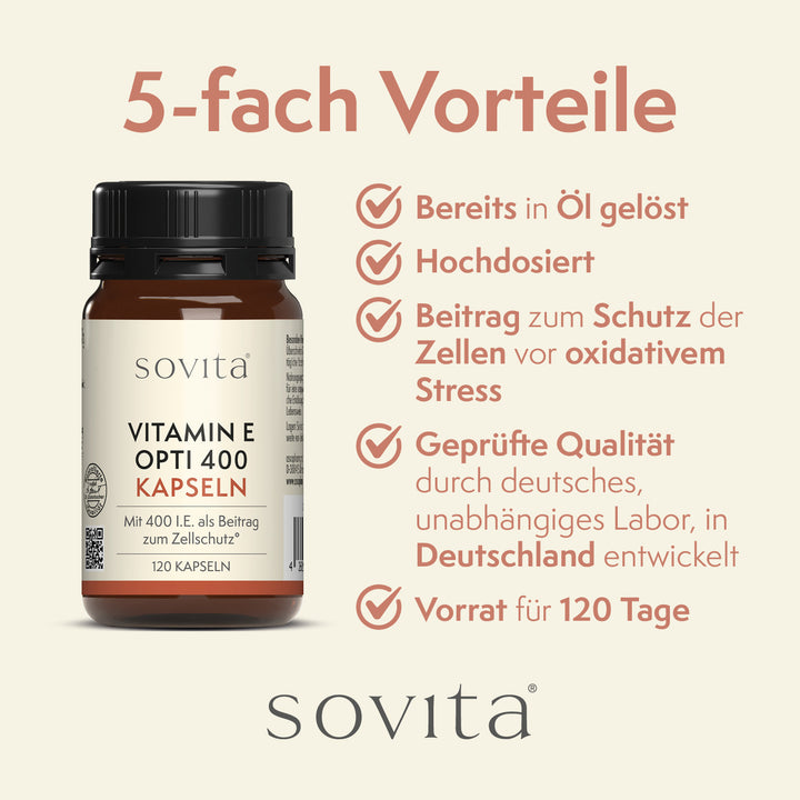 sovita Vitamin E Opti 400 Kapseln