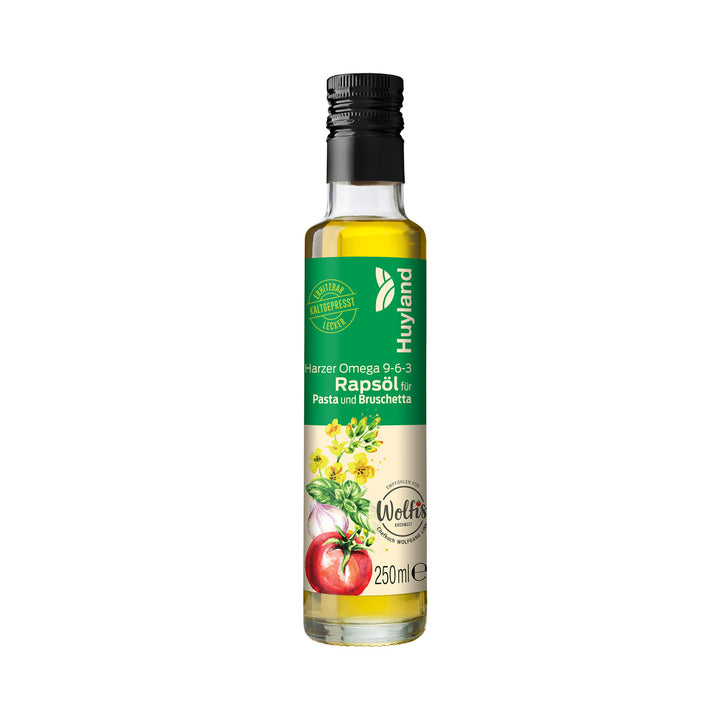 Huyland Harzer Rapsöl für Pasta und Bruschetta (250 ml)