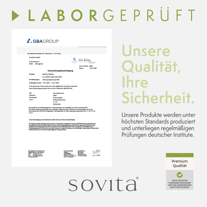 sovita BIO Spirulina 500mg Tabletten