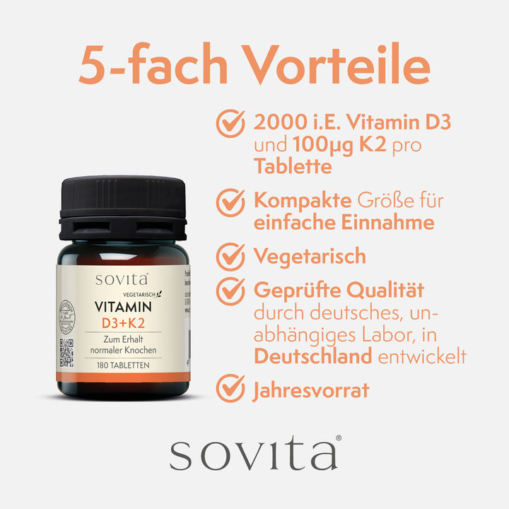 sovita D3 + K2 Tabletten