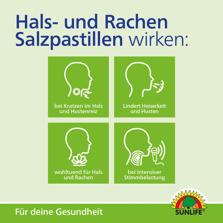 SUNLIFE Hals- und Rachen Salzpastillen (36 Stk.)