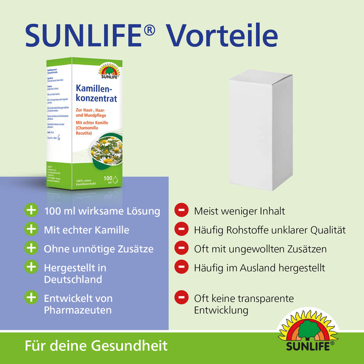 SUNLIFE Kamillenkonzentrat (100 ml)