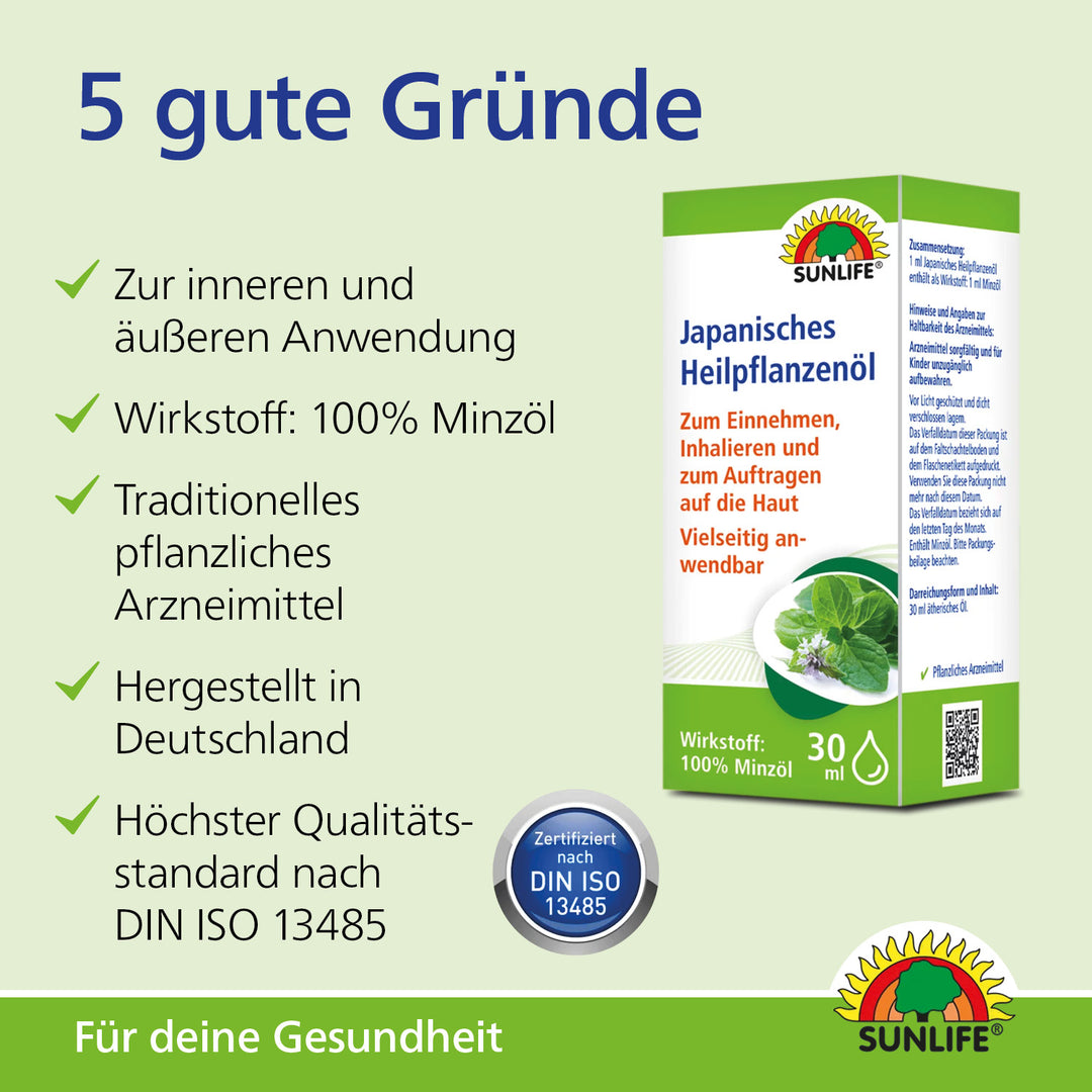 SUNLIFE Japanisches Heilpflanzenöl (30 ml)