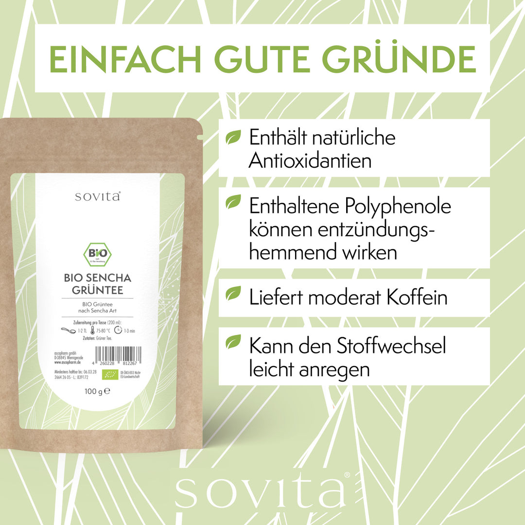 sovita Bio Sencha Grüntee