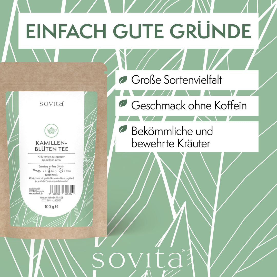 sovita Kamillenblüten Tee