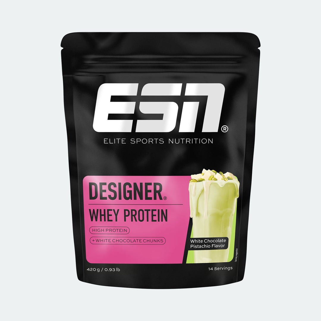 ESN Designer Whey Protein White Chocolate Pistachio | 420g Beutel