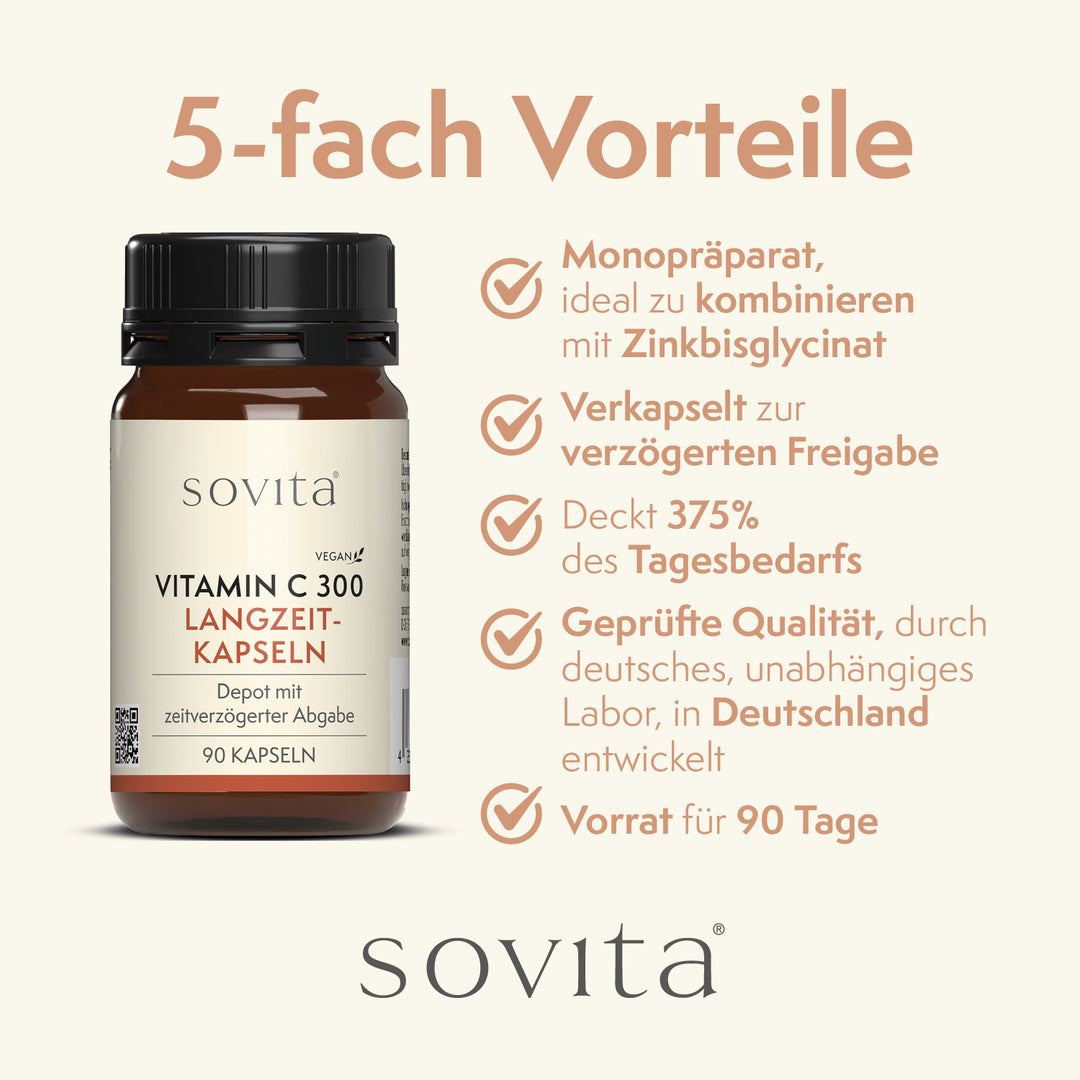 sovita Vitamin C 300 Langzeit-Kapseln