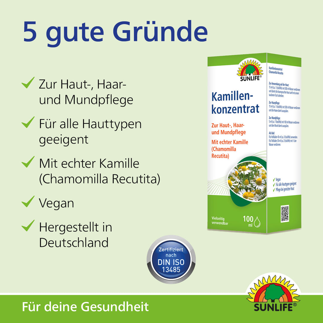 SUNLIFE Kamillenkonzentrat (100 ml)