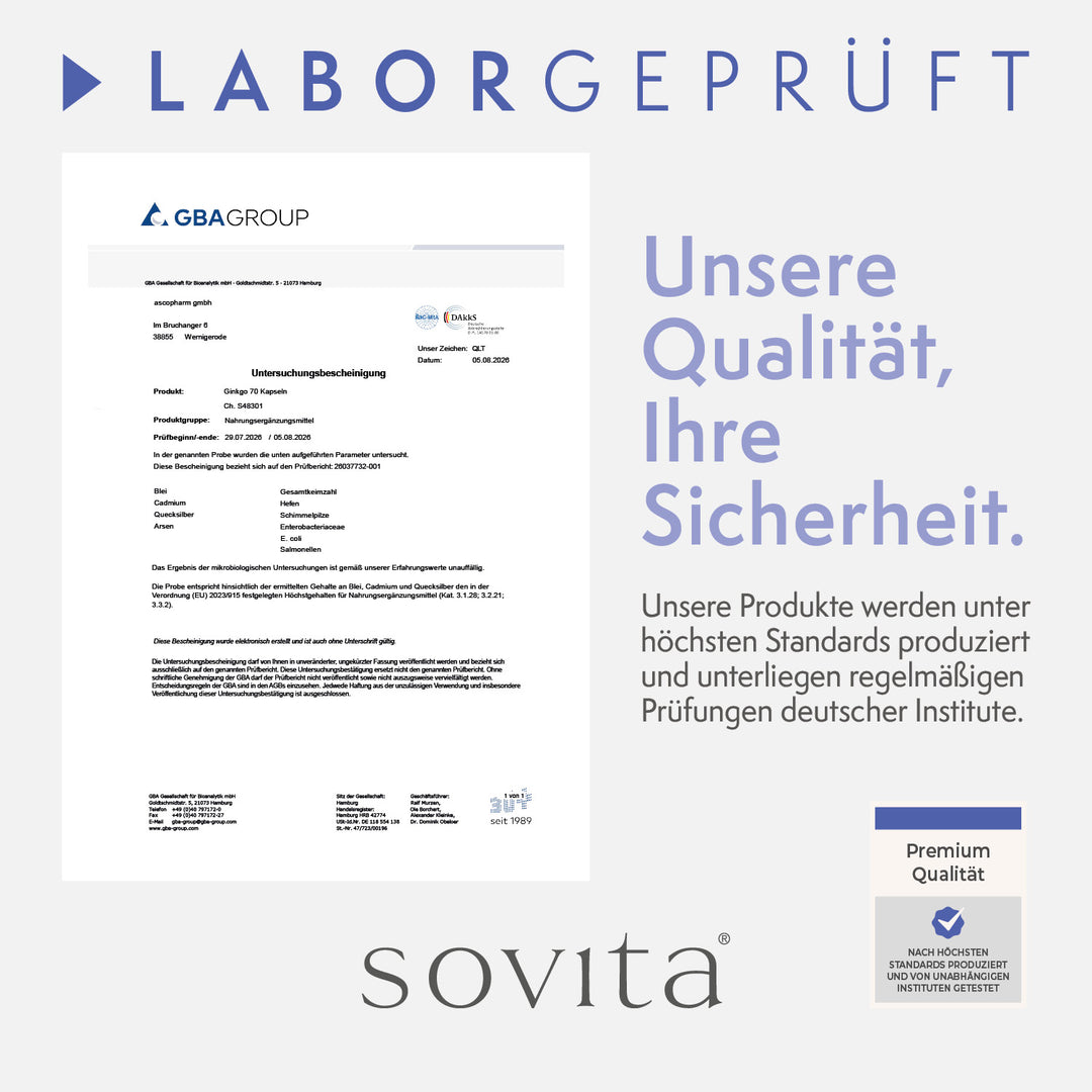 sovita Ginkgo 70 Kapseln