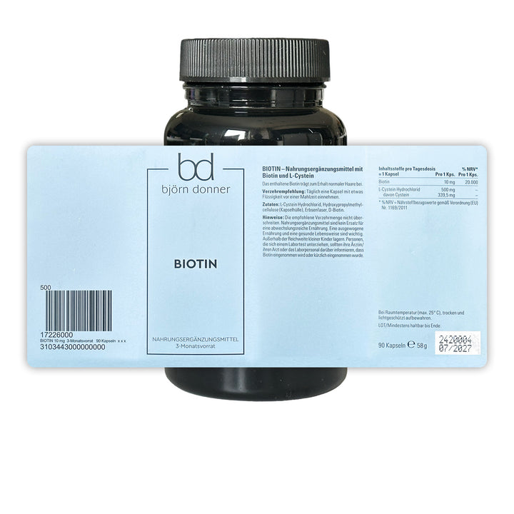 bd BIOTIN Kapseln, 3-Monatsvorrat