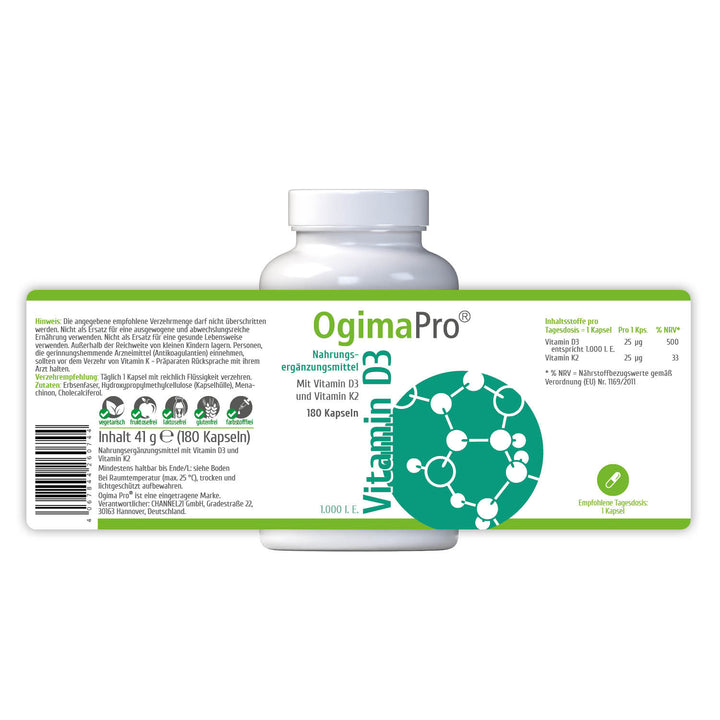 Ogima Pro Vitamin D3 1.000 IE