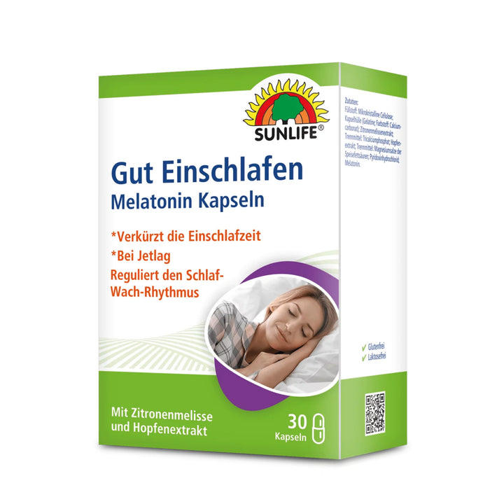 SUNLIFE Melatonin Gut Einschlafen Kapseln (30 Stk.)