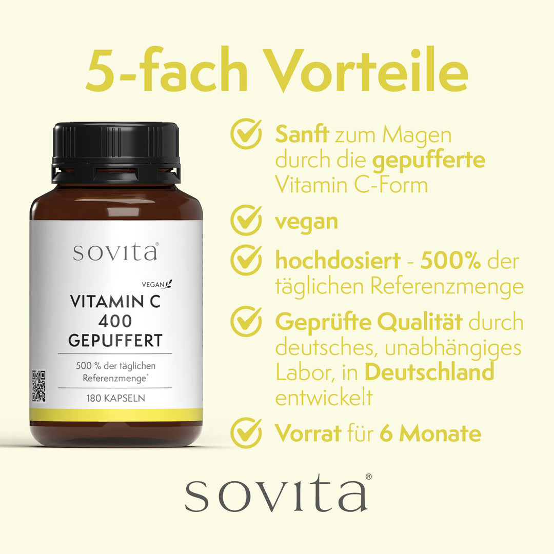 sovita Vitamin C 400 gepuffert Kapseln