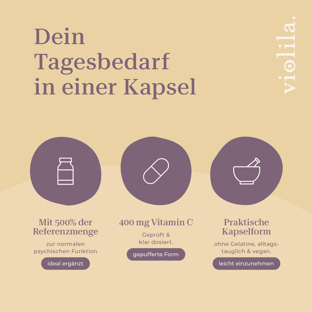 violila Vitamin C 400 gepuffert Kapseln