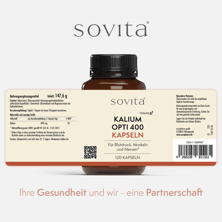 sovita Kalium Opti 400 Kapseln
