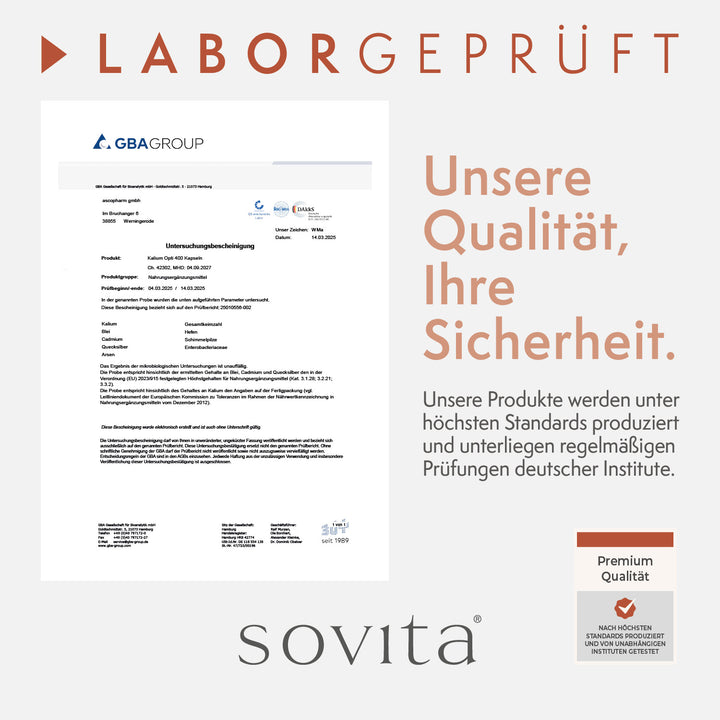 sovita Kalium Opti 400 Kapseln