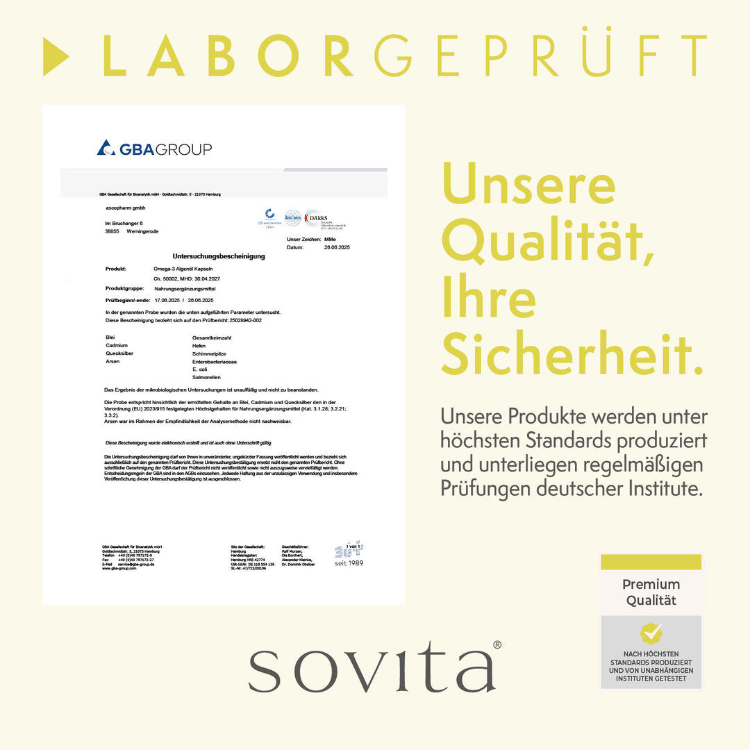 sovita Omega-3 Algenöl Kapseln