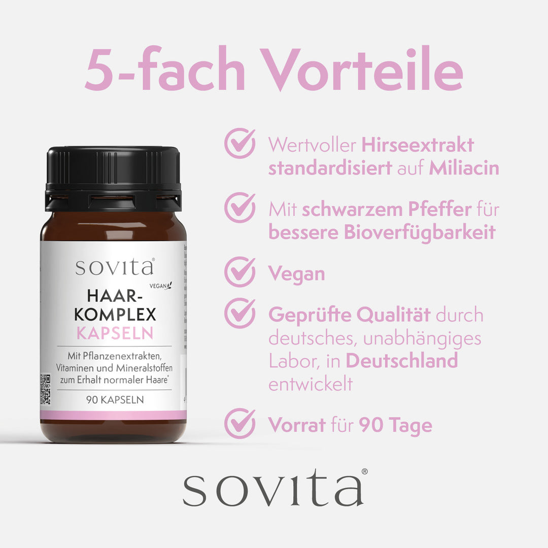 sovita Haar-Komplex Kapseln