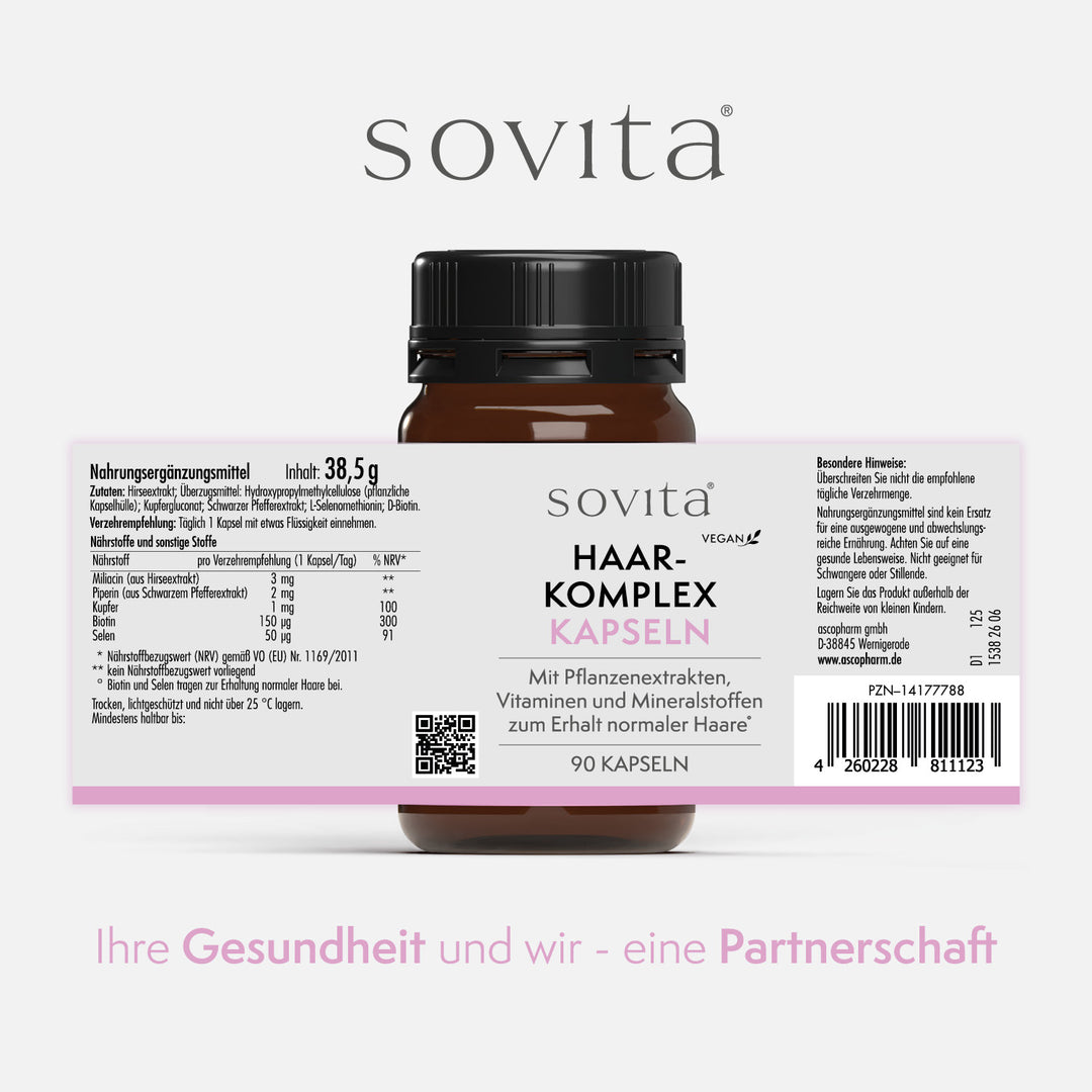 sovita Haar-Komplex Kapseln