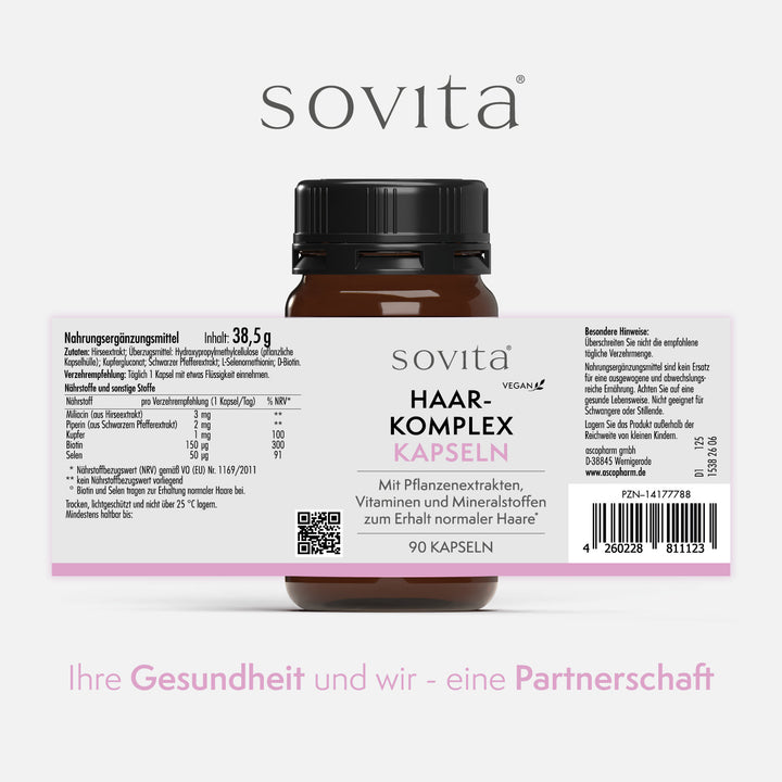 sovita Haar-Komplex Kapseln