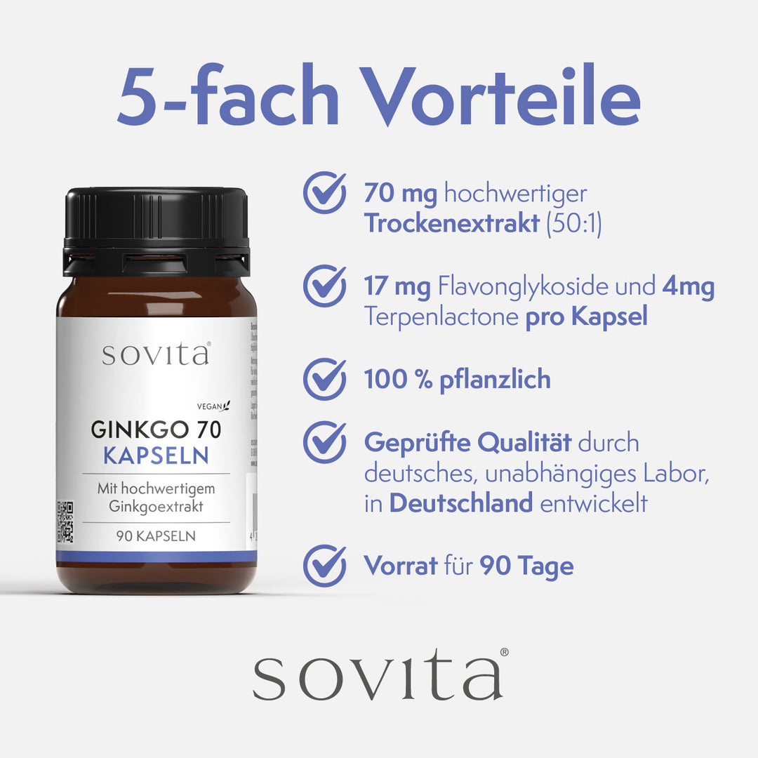 sovita Ginkgo 70 Kapseln