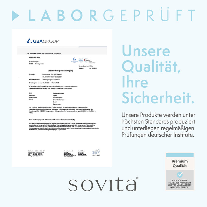 sovita Brennnessel Opti 500 Kapseln
