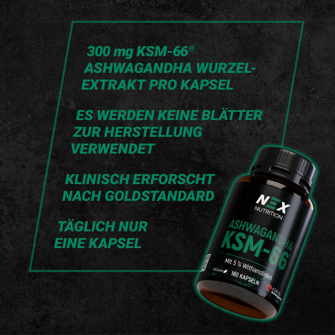 NEX Ashwagandha KSM-66 Kapseln