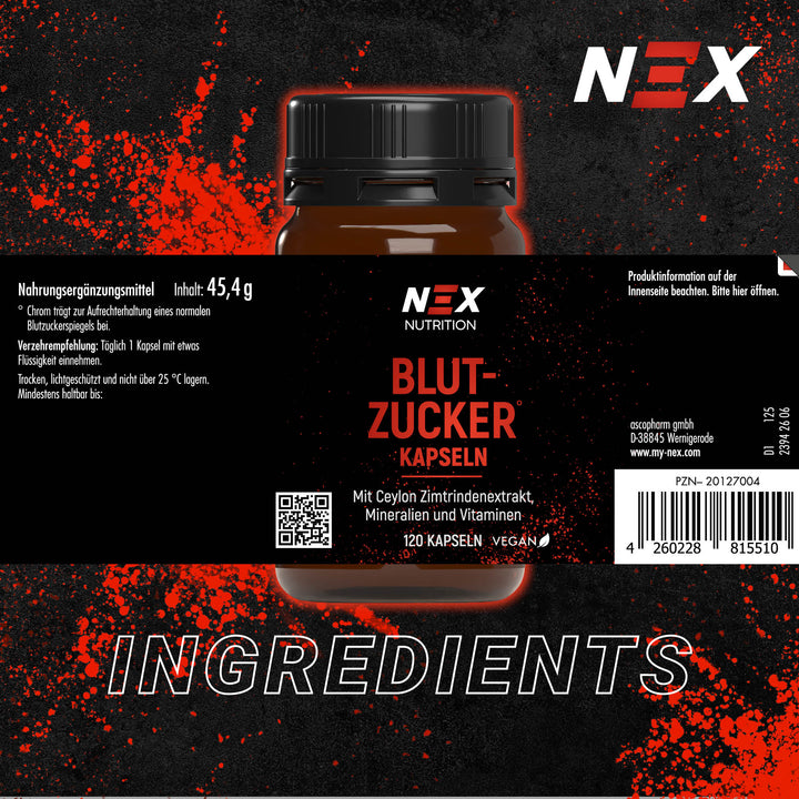NEX Blutzucker Kapseln
