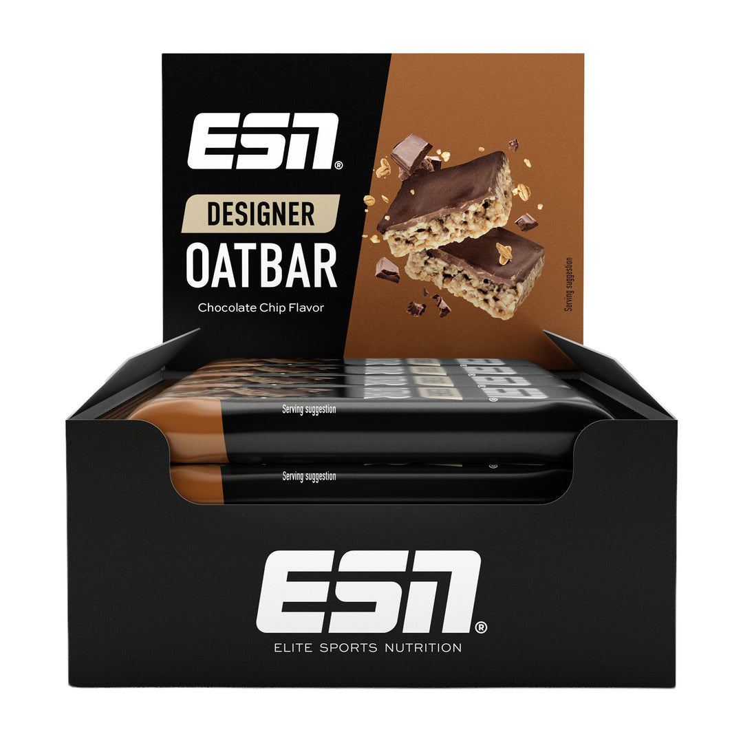 ESN Designer Oatbar Chocolate Chip | 12 x 100g