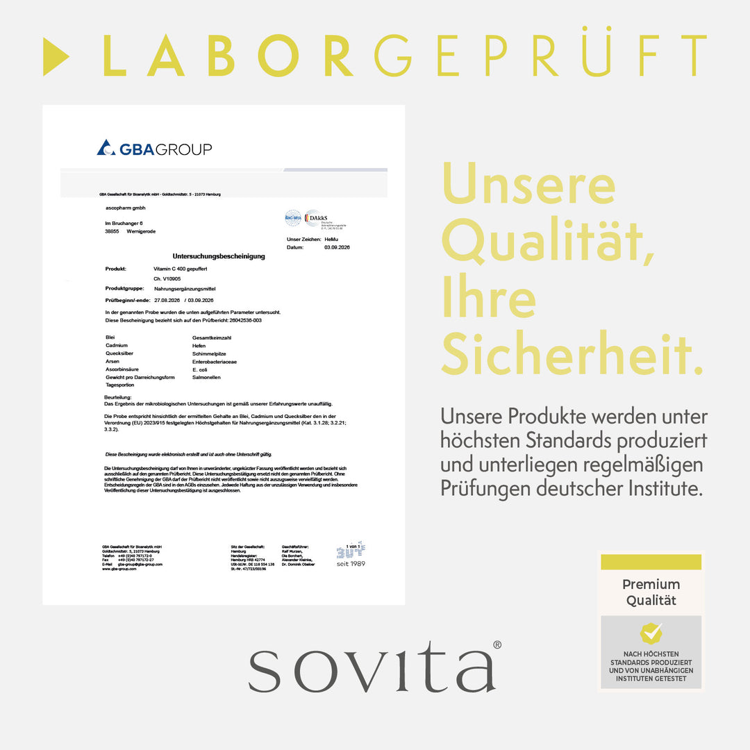 sovita Vitamin C 400 gepuffert Kapseln
