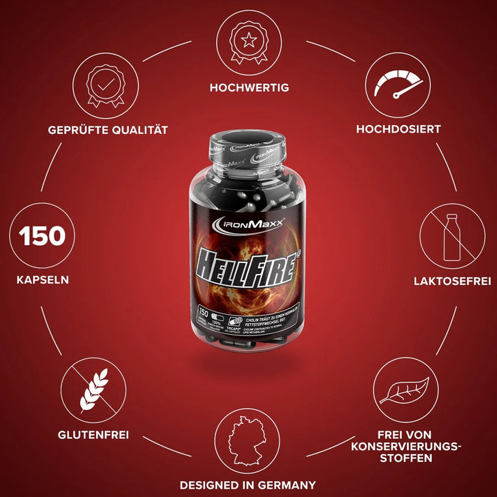 IronMaxx - Hellfire Fatburner (150 Tricaps)